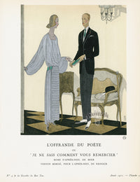 Gazette du Bon Ton 1912 Prints L'Offrande, Benito - Panteek Antique Prints