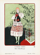 Gazette du Bon Ton 1912 Prints L'Oiseau Mort - Panteek Antique Prints