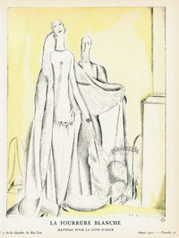 Gazette du Bon Ton 1912 Prints La Fourrure, Benito - Panteek Antique Prints