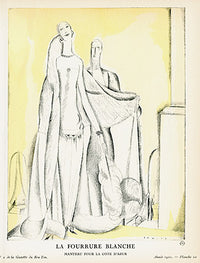 Gazette du Bon Ton 1912 Prints La Fourrure, Benito - Panteek Antique Prints