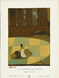 Gazette du Bon Ton 1912 Prints La Legende, Martin - Panteek Antique Prints