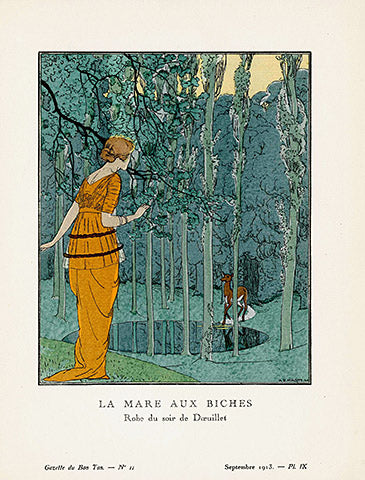 Gazette du Bon Ton 1912 Prints La Mare Aux Biches, Marty