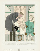 Gazette du Bon Ton 1912 Prints La Redingote, Boutet de Monvel - Panteek Antique Prints