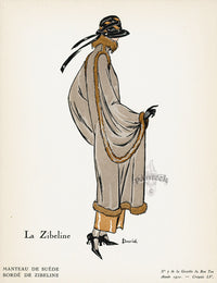 Gazette du Bon Ton 1912 Prints La Zibeline, David - Panteek Antique Prints
