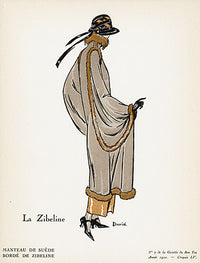 Gazette du Bon Ton 1912 Prints La Zibeline, David - Panteek Antique Prints