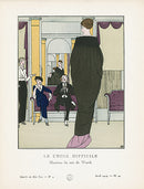 Gazette du Bon Ton 1912 Prints Le Choix Difficile, Boutete de Monvel - Panteek Antique Prints