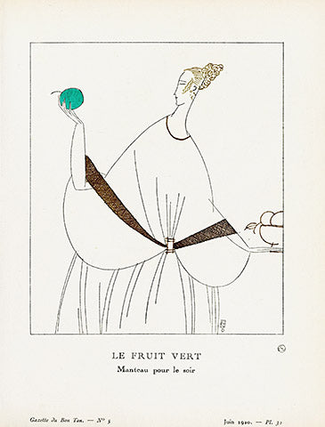 Gazette du Bon Ton 1912 Prints Le Fruit, Benito - Panteek Antique Prints