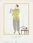 Gazette du Bon Ton 1912 Prints Le Futur Pere, Lepape - Panteek Antique Prints