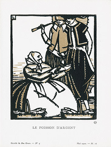 Gazette du Bon Ton 1912 Prints Le Poisson, Leroy