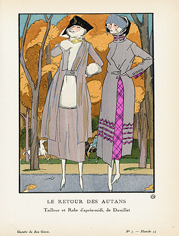 Gazette du Bon Ton 1912 Prints Le Retour, Simeon