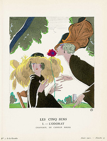 Gazette du Bon Ton 1912 Prints Les Cinq Sens