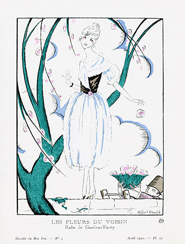 Gazette du Bon Ton 1912 Prints Les Fleurs, Bonfils