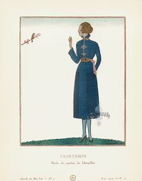 Gazette du Bon Ton 1912 Prints Printemps, Marty - Panteek Antique Prints