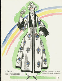 Gazette du Bon Ton 1912 Prints Printemps, Simeon - Panteek Antique Prints