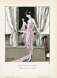 Gazette du Bon Ton 1912 Prints Que Vas, Drian - Panteek Antique Prints