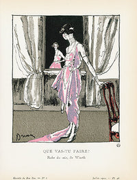 Gazette du Bon Ton 1912 Prints Que Vas, Drian - Panteek Antique Prints