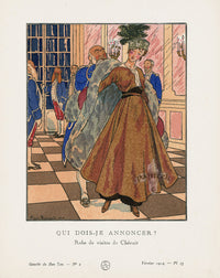 Gazette du Bon Ton 1912 Prints Qui Dois, Brissaud - Panteek Antique Prints