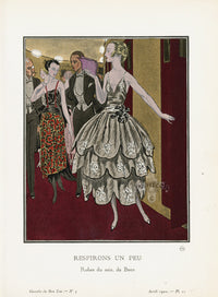 Gazette du Bon Ton 1912 Prints Respirons, Brissaud - Panteek Antique Prints