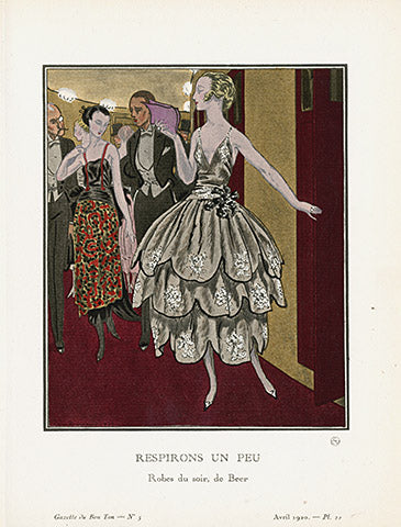 Gazette du Bon Ton 1912 Prints Respirons, Brissaud