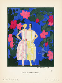 Gazette du Bon Ton 1912 Prints Robes De, Pichon - Panteek Antique Prints