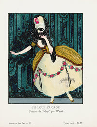 Gazette du Bon Ton 1912 Prints Un Loup, Gose - Panteek Antique Prints