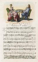 George Bickham 18th Century English Song Music Engraving Advice - Panteek Antique Prints