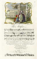 George Bickham 18th Century English Song Music Engraving Artifice - Panteek Antique Prints