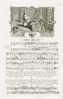 George Bickham English Song Engravings Beau - Panteek Antique Prints