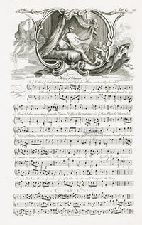 George Bickham English Song Engravings Blaze of Charms - Panteek Antique Prints