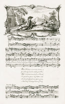 George Bickham English Song Engravings Contented Farmer cont. - Panteek Antique Prints