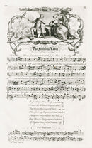 George Bickham English Song Engravings Faithful Lover - Panteek Antique Prints