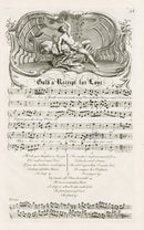 George Bickham English Song Engravings Gold a Receipt for Love - Panteek Antique Prints