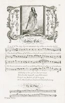 George Bickham English Song Engravings Ladies' Cafe - Panteek Antique Prints