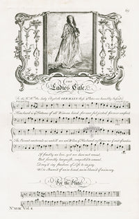 George Bickham English Song Engravings Ladies' Cafe - Panteek Antique Prints