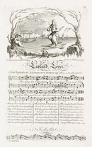 George Bickham English Song Engravings Lavland Lover - Panteek Antique Prints