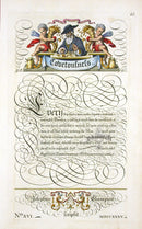 George Bickham Universal Penman 1741 Handwriting Covetousness - Panteek Antique Prints