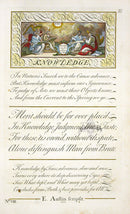 George Bickham Universal Penman 1741 Handwriting Knowledge - Panteek Antique Prints