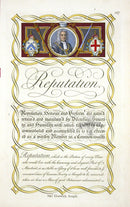 George Bickham Universal Penman 1741 Handwriting Reputation - Panteek Antique Prints