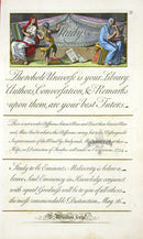 George Bickham Universal Penman 1741 Handwriting Universe Library - Panteek Antique Prints