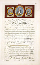 George Bickham Universal Penman 1741 Handwriting Wisdom - Panteek Antique Prints