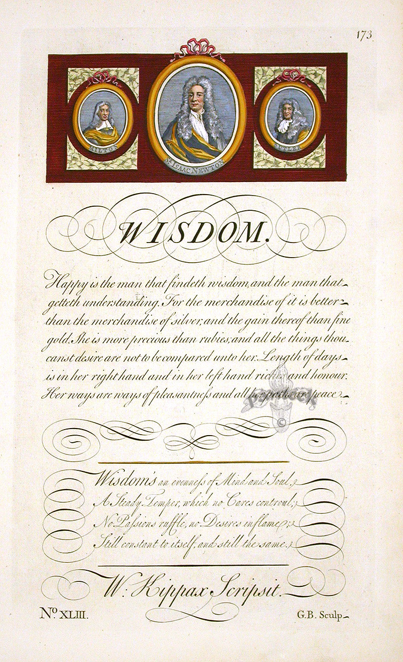 George Bickham Universal Penman 1741 Handwriting Wisdom