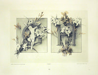 Gerlach & Schenk Antique Alphabet Floral Letters G & H - Panteek Antique Prints