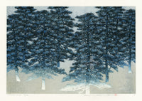 Hajime Namiki Tree Scene 103A 30/150 - Panteek Antique Prints