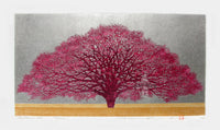 Hajime Namiki Tree Scene 123 16" x 10" - Panteek Antique Prints
