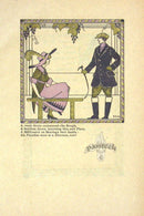 Harrison Pochoir Prints 1913 The Proposal - Panteek Antique Prints