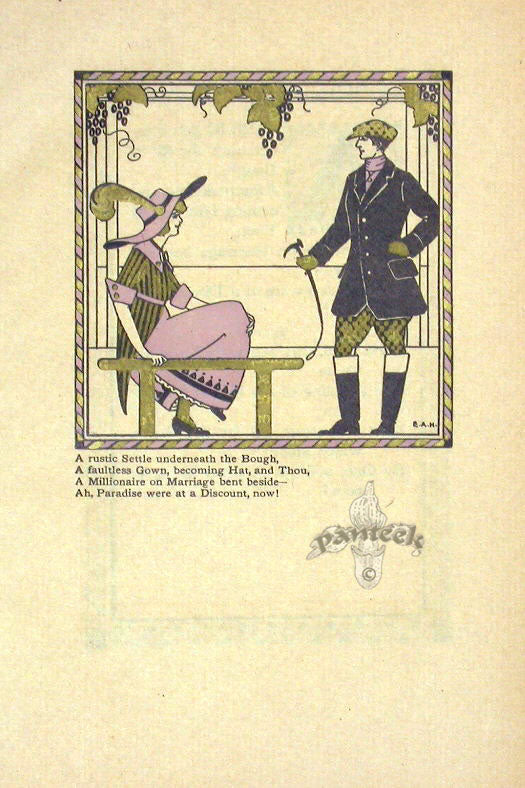 Harrison Pochoir Prints 1913 The Proposal