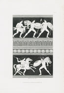 Henry Moses Print Etruscan Vases, Plaques 1820 Battle - Panteek Antique Prints