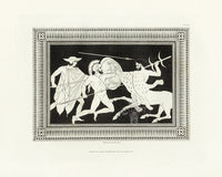 Henry Moses Print Etruscan Vases, Plaques 1820 Plaque, Centaur - Panteek Antique Prints