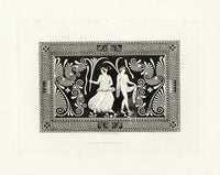 Henry Moses Print Etruscan Vases, Plaques 1820 Plaque, Dionysus - Panteek Antique Prints