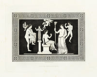 Henry Moses Print Etruscan Vases, Plaques 1820 Plaque, Eros - Panteek Antique Prints